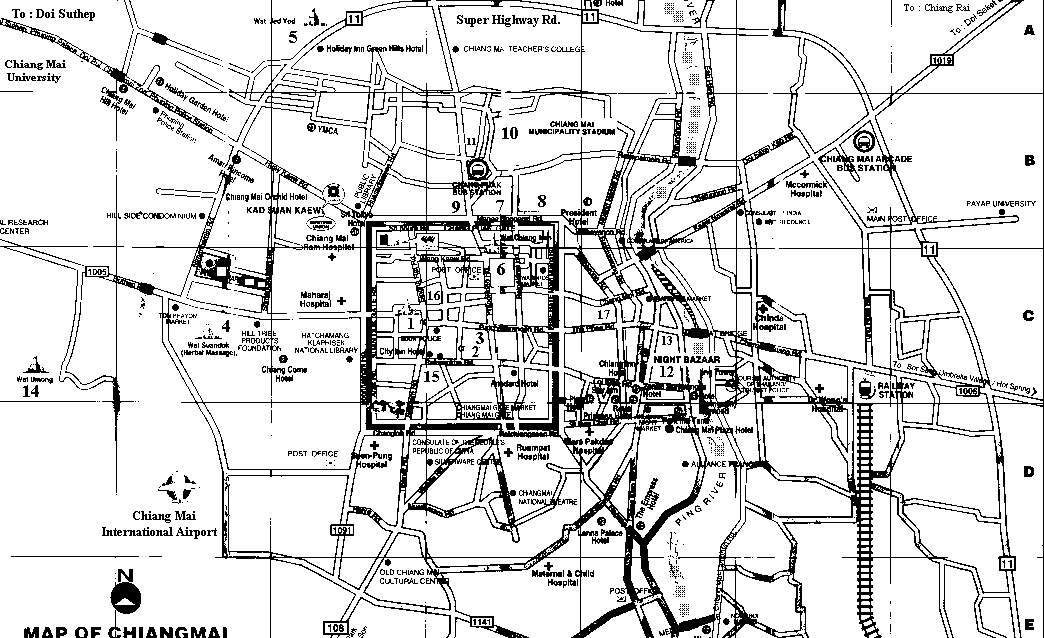 [ Map of Chiangmai ]